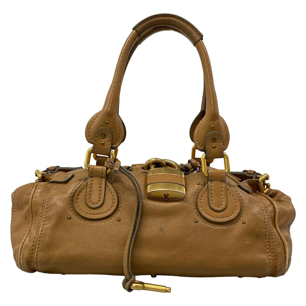 Chloe Paddington Brown Leather Handbag #324756C10B